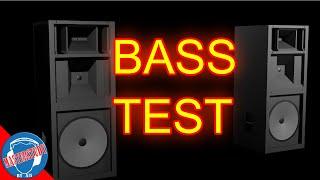 Subwoofer Bass Test