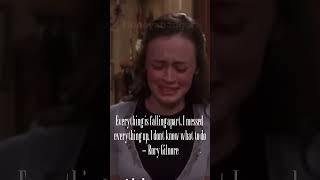 Quotes in Gilmore Girls that broke me||gg edit|| #edit #gilmoregirls