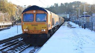 66799 + 69005 + 73964 + 73965 RHTT convoy 6Z45 tonbridge west yard - York 15/12/22