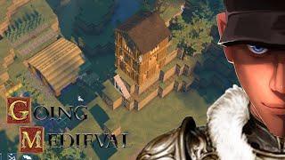 Going Medieval Guide to build first basic defense | Let's Play Going Medieval Guide