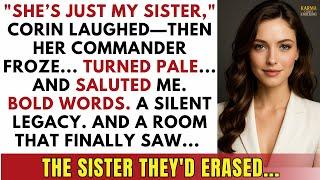 My Sister Mocked Me In Front Of Everyone — Then Her Commander Saluted Me