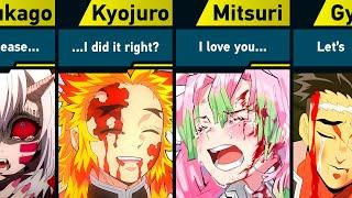 Last Words of Kimetsu no Yaiba Characters