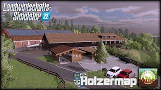 LS22 HOLZERMAP mit TerraLife+ Unterreiter Hof #018 Auf der Suche nach dem Ballenlager