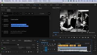 The New Transcript/Caption Workflow in Adobe Premiere Pro