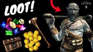 LOOT from Killing EVERY GIANT in Skyrim!