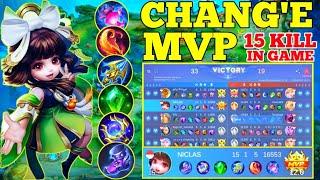 GAMEPLAY NICLAS ~ CHANG'E MVP (LEGENDARY) IN GAME + 15 KILL IN GAME ~ MOBILE LEGEND