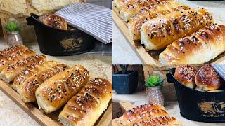 بريوش مملح محشي يشهي و خفيف ️️Brioche  salée farcie très facile