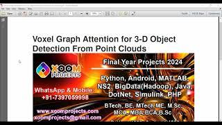 Voxel Graph Attention for 3 D Object Detection From Point Clouds