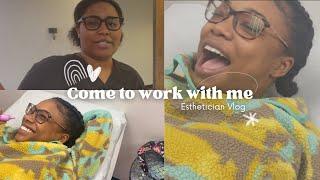CLIENT REACTION WHILE GETTING A WAX | DAY IN A LIFE OF A ESTHETICIAN