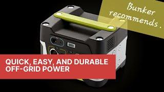 Bunker Recommends: Quick, Easy, Durable Off-Grid Power. The Goal Zero Yeti 150