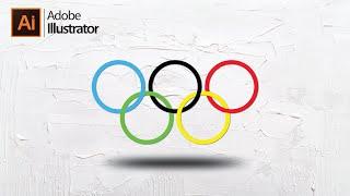 How To Make The Olympics Logo In Easy Way - Adobe Illustrator