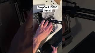 •DeepCool LS720 AIO Install• #pcbuild #pcgaming #watercooled