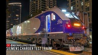 4K -  First Look! Siemens Charger (SC-44) Test Train on the Pacific Surfliner!