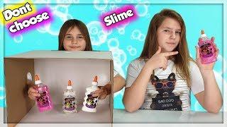 DON'T CHOOSE THE WRONG  SLIME INGREDIENTS CHALLENGE!