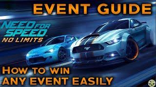 NFS No Limits | EVENT GUIDE #1 - How to win any event EASILY ! (0 Gold) (TUTORIAL)