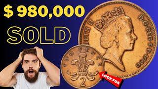 The Most Valuable 1990 Two Pence Coin Discoveries - Rare Pennies Coins Worth Money Look For This