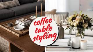 The most impressive and easy 5 ways of styling coffee table