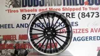 DUBSandTIRES.com 22" Inch XO Luxury Wheels New York Black Chrome Lip Rims Miami