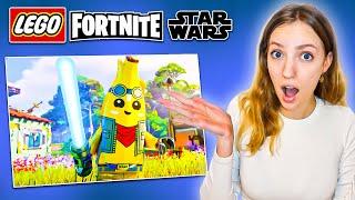 Playing LEGO Fortnite Star Wars update with my brother Ronald