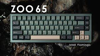 Zoo65 Keyboard Unboxing, Build ,Typing Sounds w/Momoka Flamingo