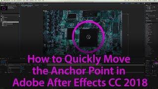 Quick Tutorial Tip: How to Move the Anchor Point in Adobe After Effects 2018