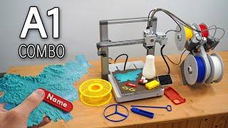 3D Printer - Bambu Lab A1 Combo (AMS) - Assembly and First Test