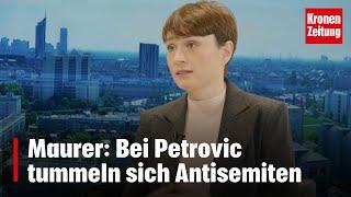 Sigrid Maurer (Grüne): Bei Petrovic tummeln sich Antisemiten