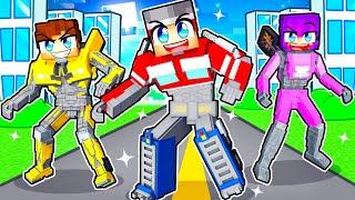 Having a TRANSFORMERS FAMILY in Minecraft!