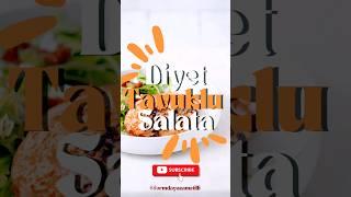 Diyet Tavuklu Roka Salatası #beslenme #diyetyemekleri #keşfet