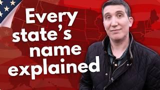 The origin of every US state's name