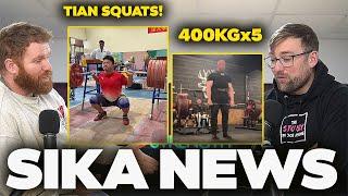 Tian Tao Squatting, Powerful Bobsleigh Athletes & 400kg Deadlift AMRAPs - Sika News