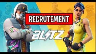 RECRUTEMENT TEAM FORTNITE PS4  TEAM BlitZ