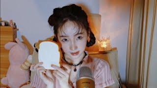 ASMR Fake Food Eating &Spit Painting