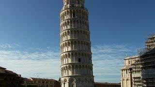 Leaning Tower of Pisa one inch straighter