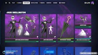 Fortnite Item Shop NEW JACK SKELLINGTON SKIN 23rd October 2023 (Fortnite Battle Royale)