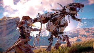 Horizon Zero Dawn - Epic High Action Combat & Free Roam Gameplay 4K