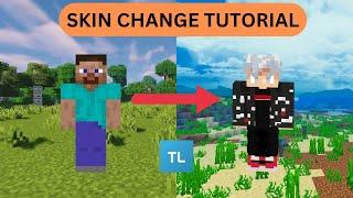 How to change Minecraft Skin in TLauncher | [Easy Guide 2024]