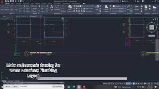 How to make Isometric Plumbing Drawing in Autocad