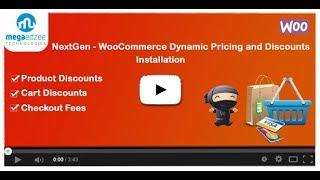 NextGen - WooCommerce Dynamic Pricing and Discounts plugin Installation