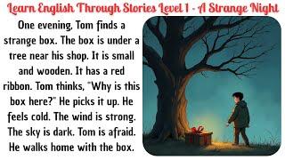 Learn English Through Stories Level 1| Graded Reader Basic English | For Beginners | English Story