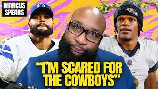 ‘I’m SCARED for the Cowboys’ - Marcus Spears WORRIED ahead of Cowboys vs. Ravens  | Swagu