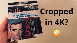 Sean Connery James Bond Movies are CROPPED in 4K UHD?  + Screenshots | 007 6-Film Collection