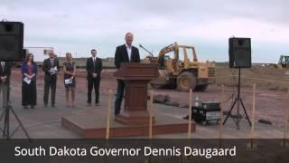 Showplace Groundbreaking with Governor Daugaard