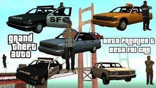 Grand Theft Auto San Andreas Beta Premier & FBI Car