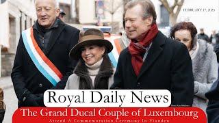 The Grand Ducal Couple of Luxembourg Attend a Moving Ceremony in Vianden.  Plus, More #RoyalNews