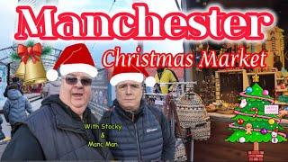 The Festive Spirit At Manchester's 2024 Christmas Market!