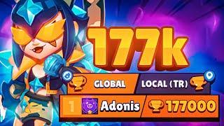 FIRST EVER 177.000 BY ADONIS