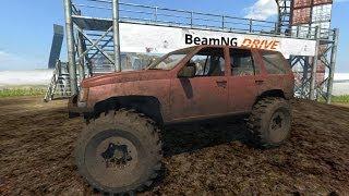 BeamNG Drive Jeep Grand Cherokee Trail Ready Crash Testing #34 - Insanegaz