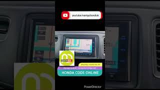 Get your japanese Honda Gathers Radio unlock code online