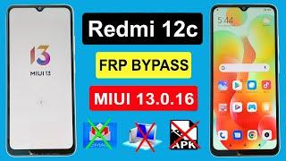 Redmi 12c Frp Bypass MIUI 13 Without Pc Redmi 12c MIUI 13 Frp Unlock Redmi 12c Google Lock Remove